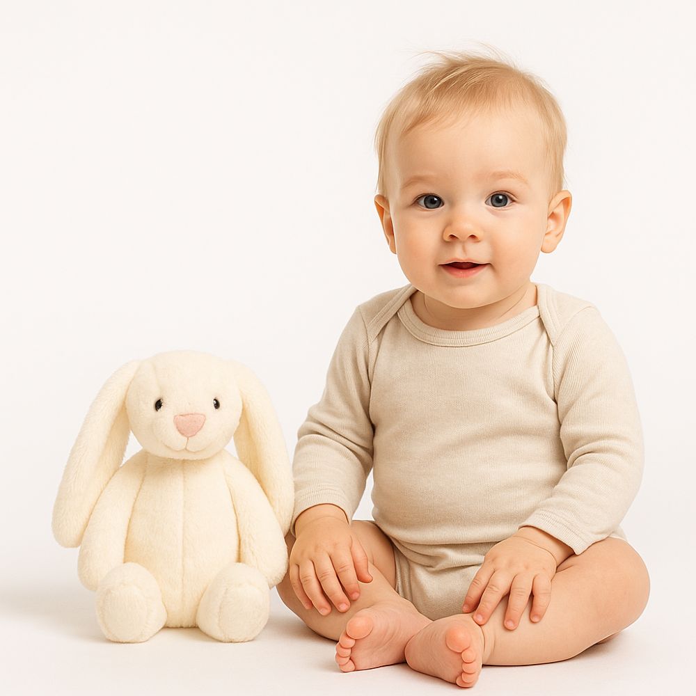 Kuscheltier Hase – Beige Ansicht 2