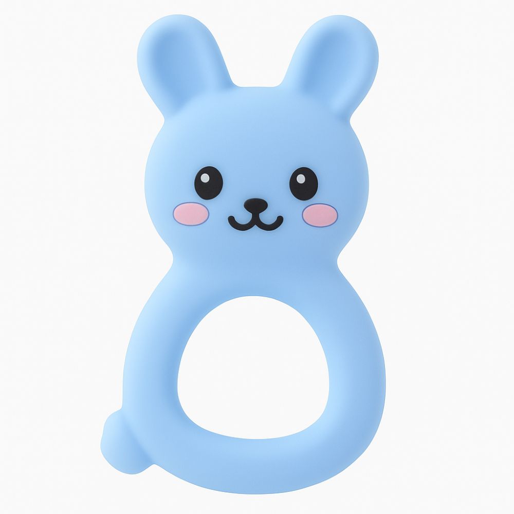Beißring Hase – Blau Ansicht 1