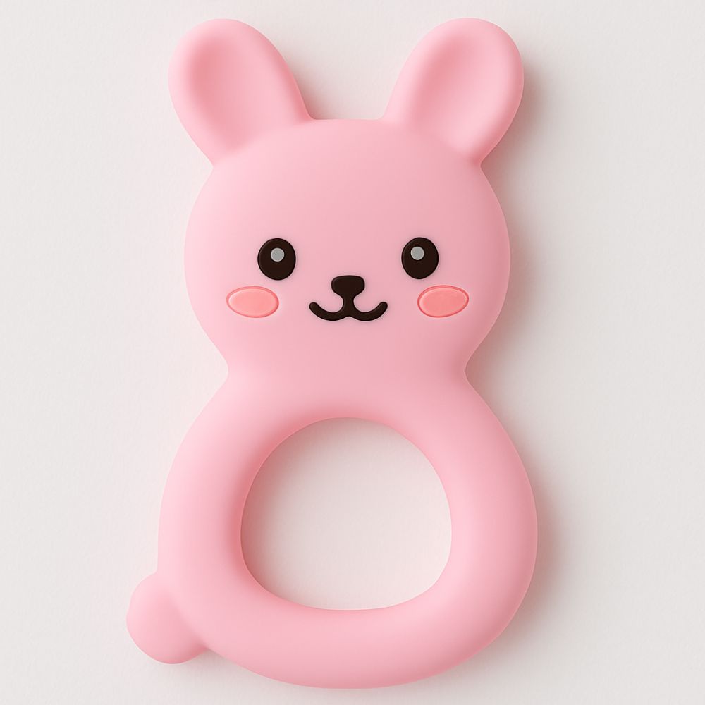 Beißring Hase – Pink Ansicht 1
