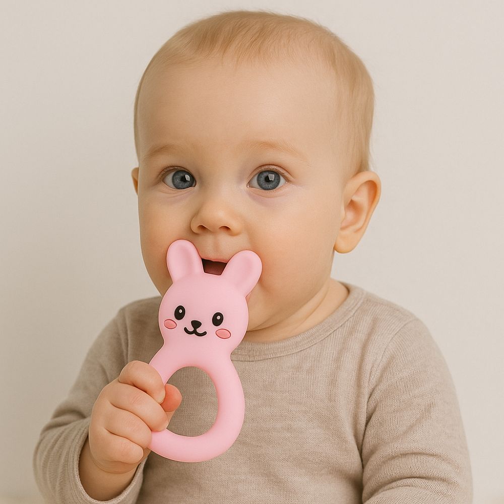 Beißring Hase – Pink Ansicht 2