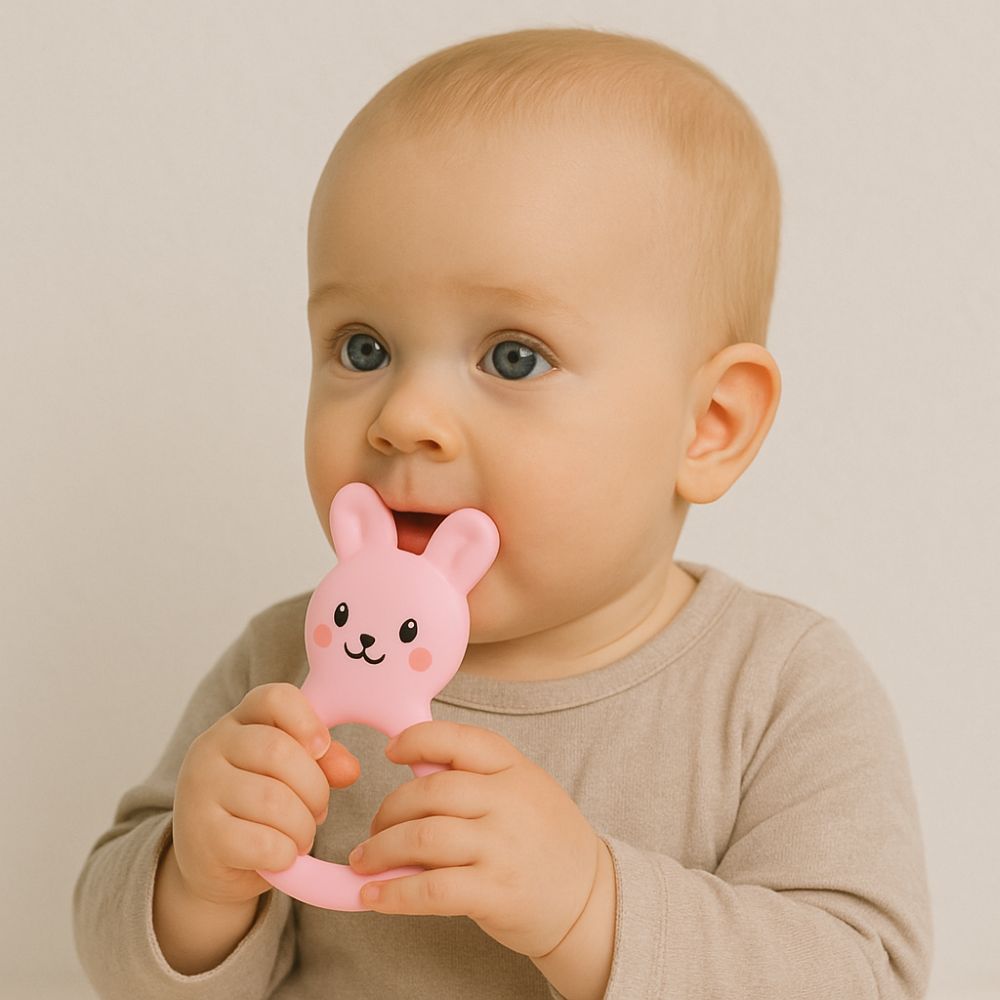 Beißring Hase – Pink Ansicht 3